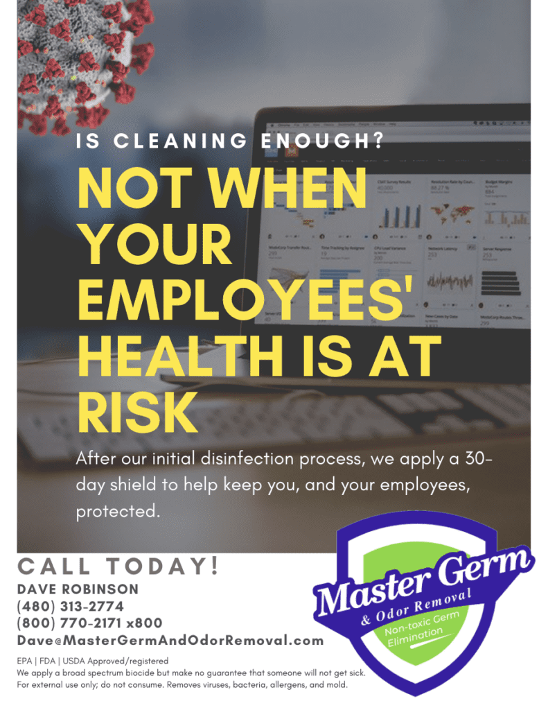MGOR Employees Is Cleaning Enough 1 Odor removal and disinfection you can trust.